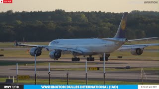 EVENING RUSH LIVE 🔴 WASHINGTON DULLES INTERNATIONAL  1052024 [upl. by Immas741]