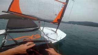 Skeeta foiling in light winds [upl. by Ahseken]