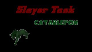 OSRS Slayer Task Catablepon  Guide to Catablepon killing [upl. by Halueb]