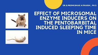 Effect of Hepatic Microsomal Enzyme Inducers on Phenobarbitone Sleeping time in Mice [upl. by Carli358]