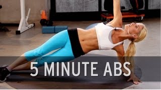 How to Lose Belly Fat 5 Minute Abs [upl. by Atiuqcaj]