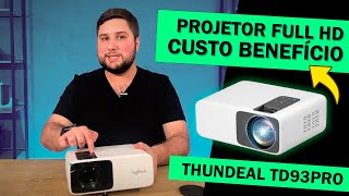 Projetor Thundeal TD93PRO  Primeiras impressões e unbox [upl. by Atinyl557]