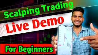 Scalping Trading Kaise Kare Live Demo ⭕ Scalping Trading 📊 Trading 💰 Trader Pankaj Gupta [upl. by Garnett823]