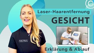 Laserhaarentfernung Gesicht Victrastudio [upl. by Jez230]