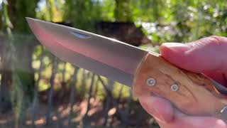 Helle Nipa Folding Knife by wwwbushcraftcanadacom [upl. by Herbie287]