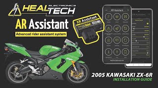 Healtech AR Assistant  Kawasaki ZX6R 2005 Launch amp Traction Control [upl. by Liamsi156]