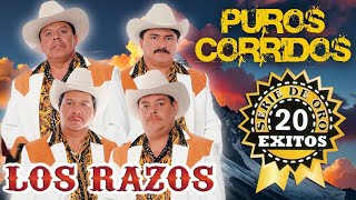 Los Razos  Puros Corridos Viejitos Mix Con Banda  Mix 20 Exitos de Oro [upl. by Aissej]