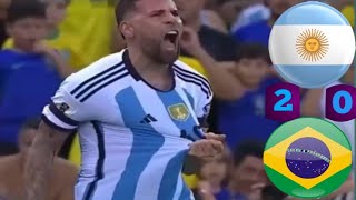 Argentina vs Brazil 20 World cup qualifiers 2026 [upl. by Papotto]