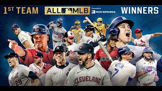 The 2024 AllMLB First Team Shohei Ohtani Aaron Judge Juan Soto and more [upl. by Orsola]