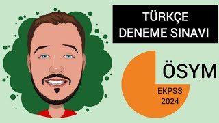 EKPSS 2024  TÜRKÇE DENEME SINAVI  Zihinsel 15 Soru ve Ayrıntılı Çözümleri ekpss ekpss2024 [upl. by Nnylarac]