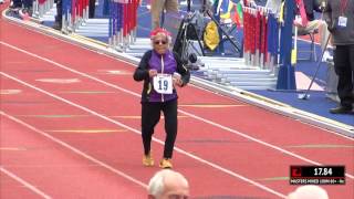 Ida Keeling Sets World Record At Penn Relays For 100 100m [upl. by Hooge607]