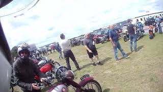 BSA B40 Blackbushe run 24724 [upl. by Akiner]