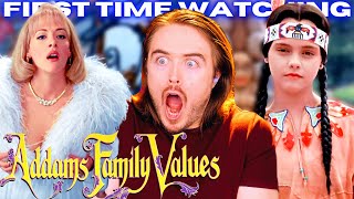 A SHOCKING SEQUEL Addams Family Values 1993 Reaction FIRST TIME WATCHING [upl. by Nilrem]