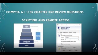 CompTIA A 1102 Chapter 20 Review Questions Scripting amp Remote Access [upl. by Chansoo]