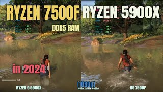 ryzen 7500f vs ryzen 5900x in 2024 [upl. by Grimaud]