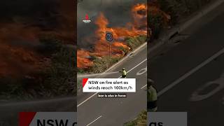 NSW on fire alert as winds reach 100kmh [upl. by Koby402]