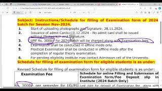 B Pharmacy First Semester amp 3rd Sem LEET Examination Form 2024 [upl. by Ecirual]