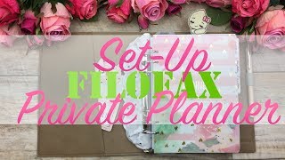 Filofax SetUp My Private Domino Soft A5 Planner  AennePlans [upl. by Lateehs]