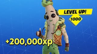 My first insane Fortnite XP Glitch to level up fast in OG Fortnite [upl. by Idihc]