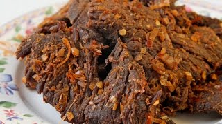 Cách làm THỊT BÒ KHÔ chuẩn vị  How to make BEEF JERKY [upl. by Nessaj]