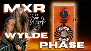 Zakk Wyldes special tool  MXR Wylde Phase [upl. by Nylyak]