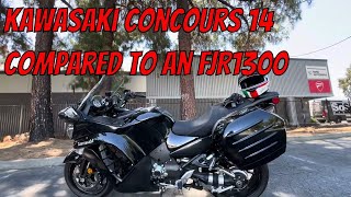 Kawasaki Concours 14 vs FJR1300 Which is the Ultimate Sport Touring Bike [upl. by Yeaton]