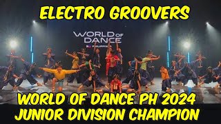 Electro Groovers  World of Dance PH 2024 Junior Division Champion  WODPH2024 Anime Batang90s [upl. by Ailido]