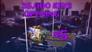 Massive 35000 Black Market Keys Opening  War Robots [upl. by Elyagiba]