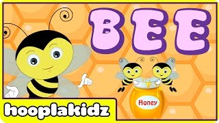 Preschool Activty  How to Spell  Bee  HooplaKidz [upl. by Airlee]