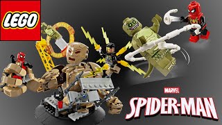 LEGO Marvel SpiderMan vs Sandman Final Battle  Speed Build amp Review  Item 76280 [upl. by Neelhtac]