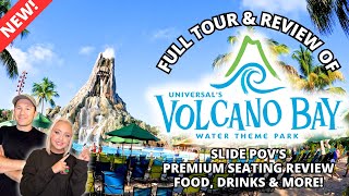 Volcano Bay Water Theme Park FULL Tour amp Review  Slide POVs Aqua Coaster POV amp More 2024 [upl. by Lister]