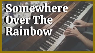 Somewhere Over the Rainbow  Israel Kamakawiwoole PIANO COVER [upl. by Elexa753]