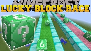 Minecraft INSANE EMERALD LUCKY BLOCK RACE  Lucky Block Mod  Modded MiniGame [upl. by Alina]