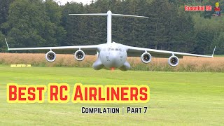 BEST COMPILATION of RC AIRLINERS 2024  PART 7 [upl. by Llabmik]