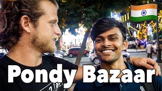 Famous Pondy Bazaar in Chennai India  Smart City [upl. by Ymer]