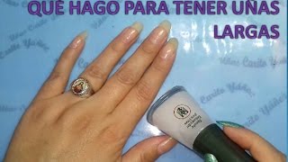 Qué hago para tener las uñas largas Esmalte de la química alemana funciona [upl. by Annaesor]