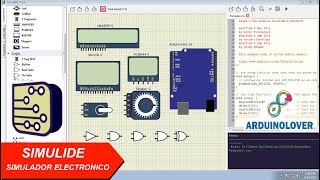 SimulIDE  Review  Electrónica y Arduino [upl. by Eetnom]