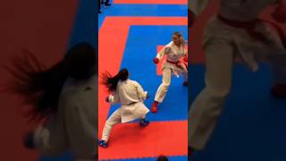 Cool mawashi geri kick trickkarate kumite ippon [upl. by Gassman]