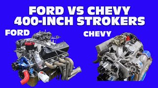 400 FORD VS 400 CHEVYTHE OTHER GUYS STROKER BATTLE HOW TO 600 HP 400INCH SMALL BLOCKS [upl. by Vezza]