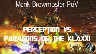 Perception vs Paragons of the Klaxxi 10 HC Monk Brewmaster PoV [upl. by Eleirbag]