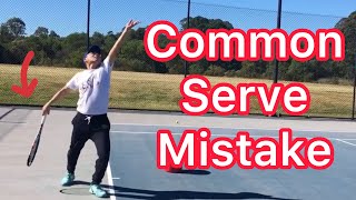 3 Common Serve Mistakes  Real Amateur Tennis Lesson [upl. by Erkan]