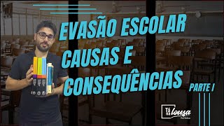 EVASÃO ESCOLAR CAUSAS E CONSEQUÊNCIAS  PARTE I [upl. by Adiene742]