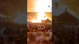 At least 150 people injured in India temple firework explosion [upl. by Adnwahs]