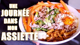 UNE JOURNÉE DANS MON ASSIETTE FitClaire Recette [upl. by Nolyad]