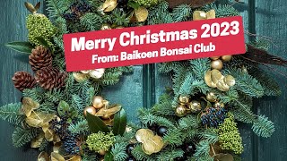 Merry Christmas from Baikoen Bonsai Club [upl. by Elad]