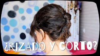 Peinado facil para cabello corto estilo frances [upl. by Nnednarb]