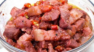 BEST PORK BINAGOONGAN RECIPE  HOW TO COOK BINAGOONGANG BABOY  EASY FILIPINO RECIPE [upl. by Ennairda872]