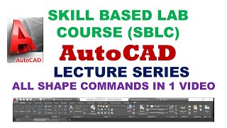 SBLC LECTURE 1 ALL SHAPE DRAW COMMANDS IN 1 VIDEO [upl. by Ahsimek]