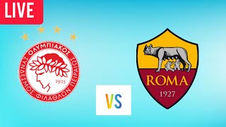 AS Roma vs Olympiakos Piraeus live International Club Friendly 2024 live score update [upl. by Crescen359]