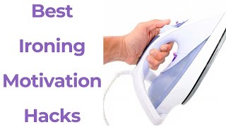 My Best Ironing Hacks Ironing Motivation Tips For Fun Ironing Self Care At Home [upl. by Ricoriki266]